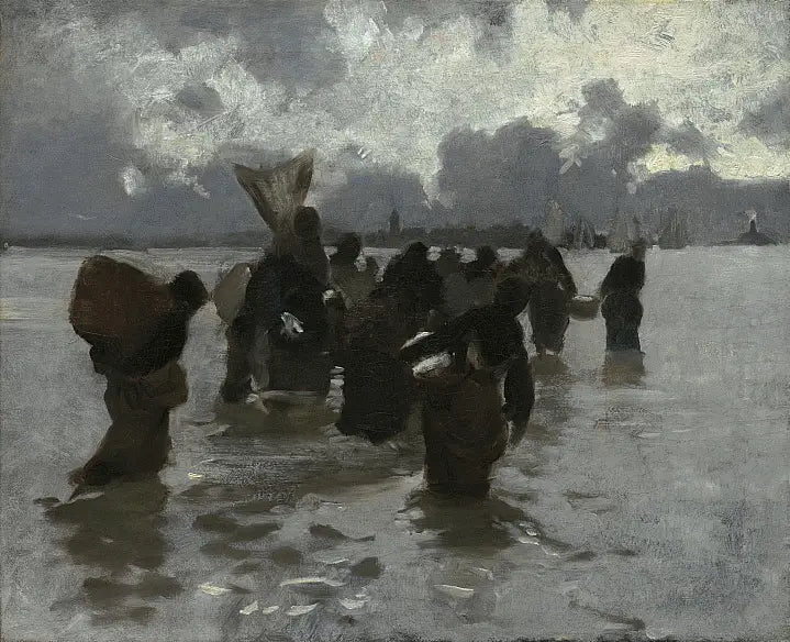 Powrót rybaczek - John Singer Sargent