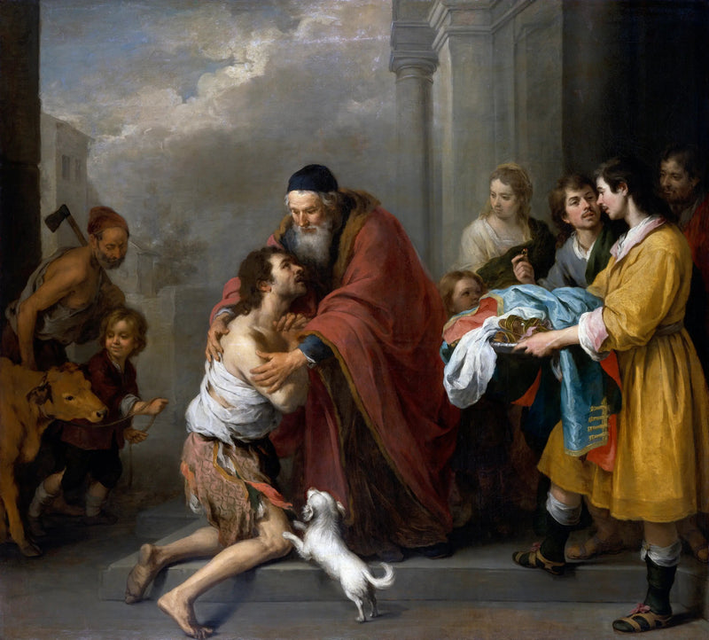 Powrót syna marnotrawnego - Bartolomé Esteban Murillo