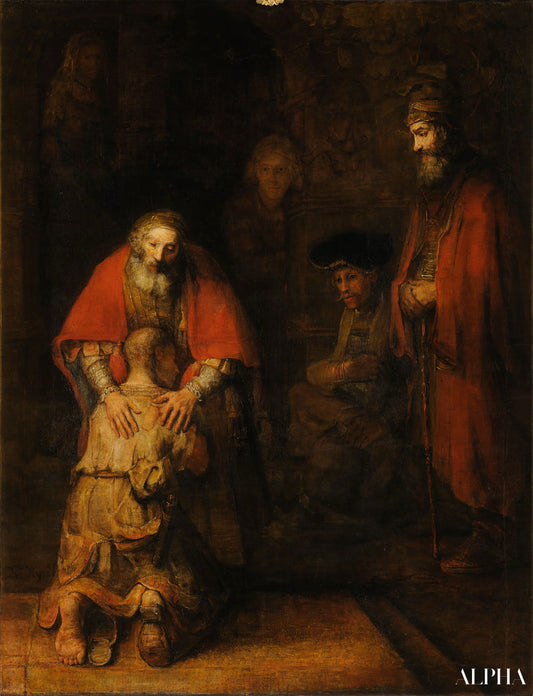 Le Retour du fils prodigue - Rembrandt van Rijn - Reproductions de tableaux et peintures haut de gamme