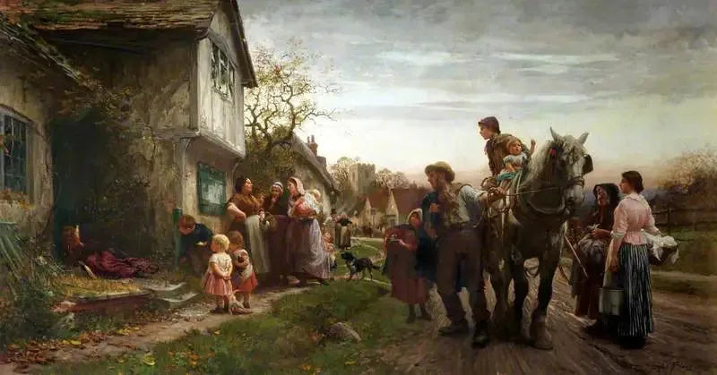 Powrót pokutnika - Luke Fildes