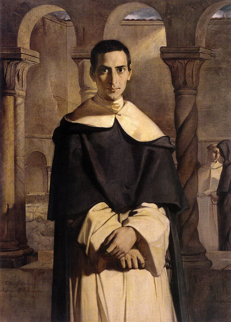 Reverend Père Dominique Lacordaire z zakonu braci głosicieli - Théodore Chassériau