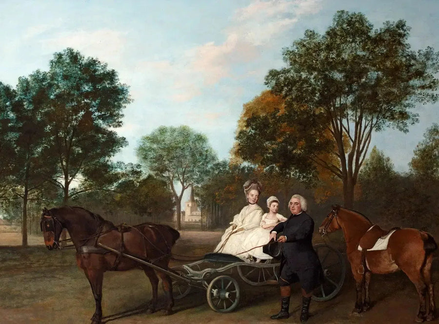 Reverend Robert Carter Thelwall i jego rodzina - George Stubbs