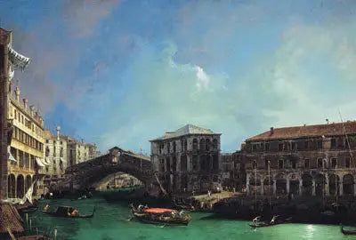 Rialto, od północy - Canaletto