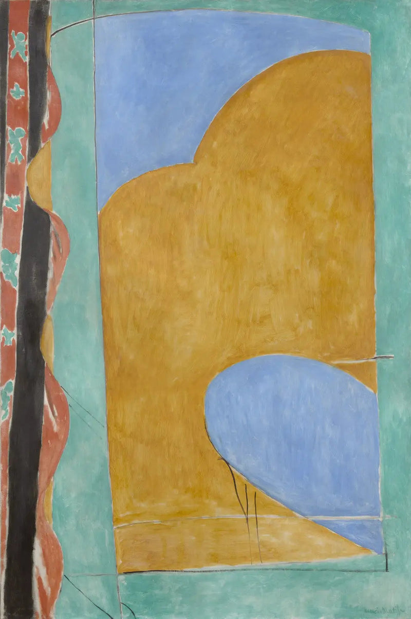 Żółta zasłona - Henri Matisse