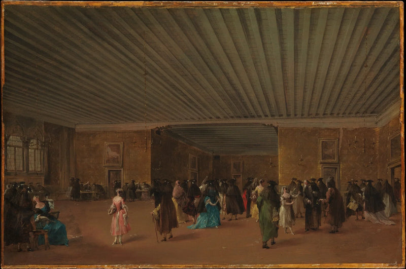 Publiczny Ridotto w Pałacu Dandolo - Francesco Guardi