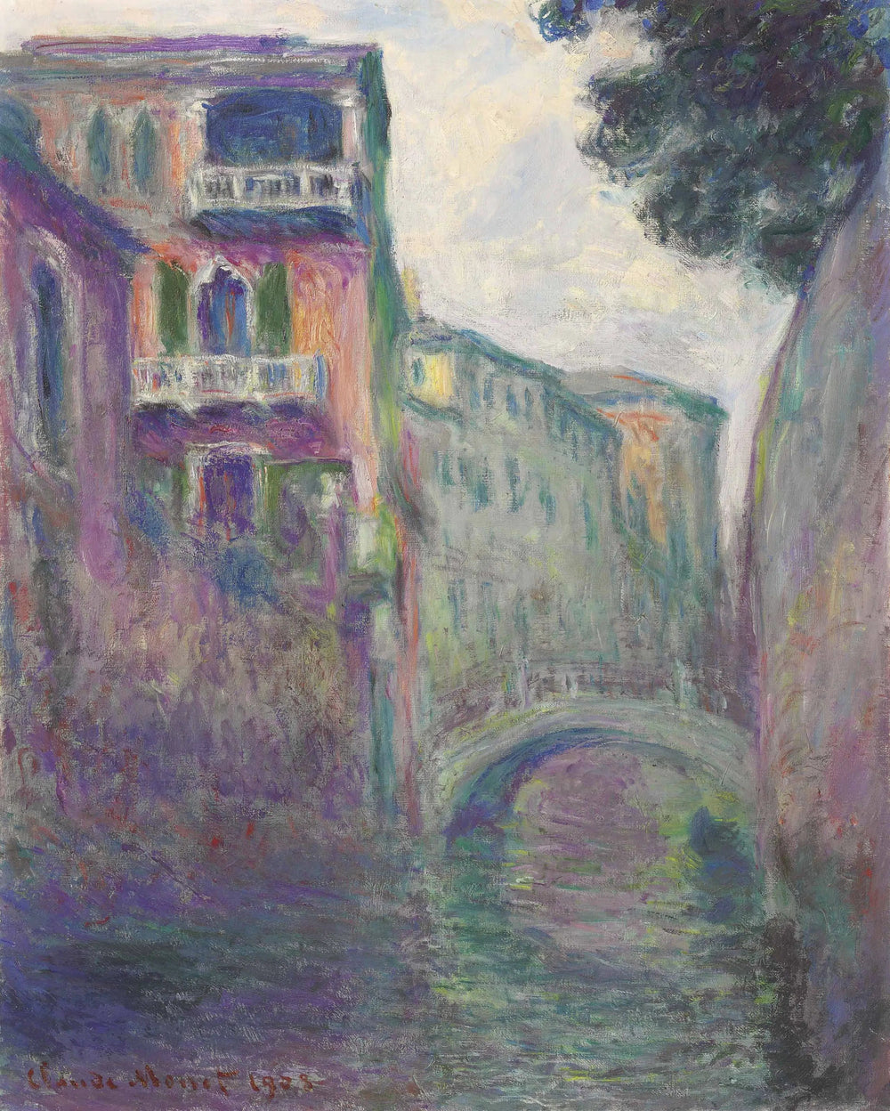 Reproduction du tableau « Le Rio de la Salute - Claude Monet » par Alpha Reproduction en peinture à l’huile