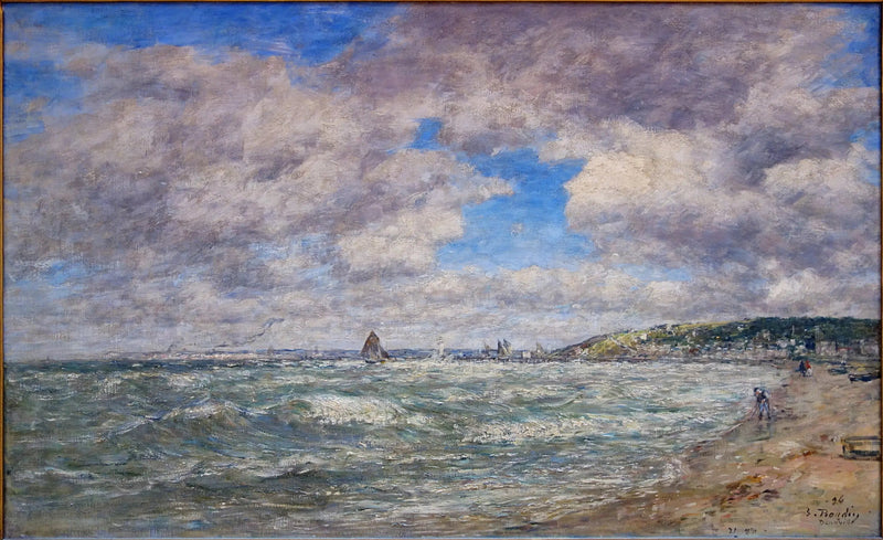Brzeg Deauville - Eugène Boudin