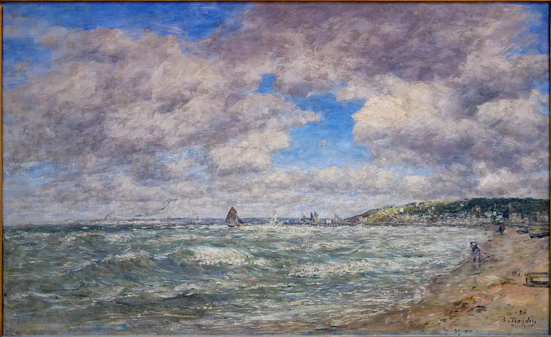 Brzeg Deauville - Eugène Boudin