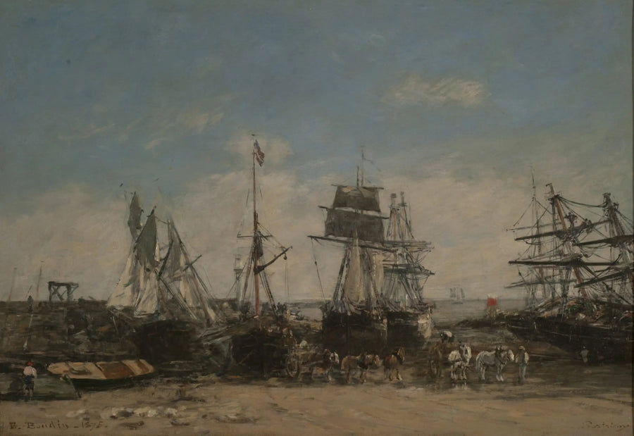 Brzeg Portrieux, Côtes-du-Nord - Eugène Boudin