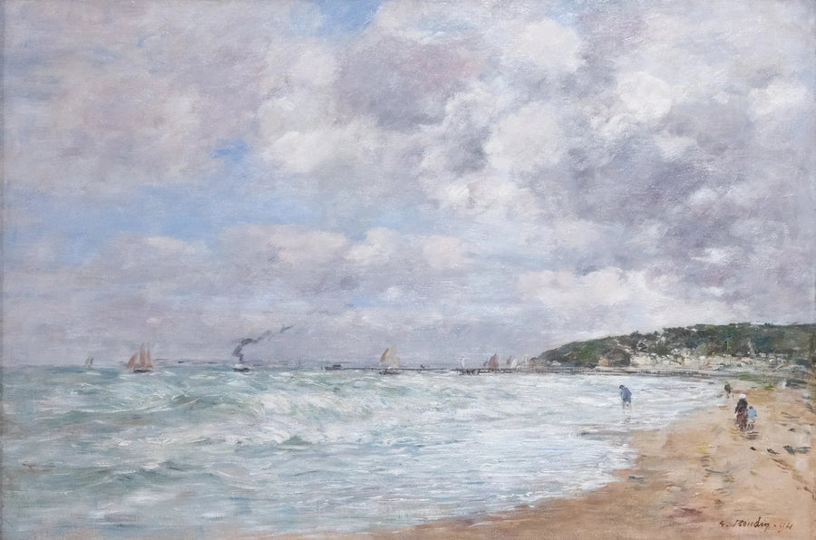 Brzeg Trouville - Eugène Boudin