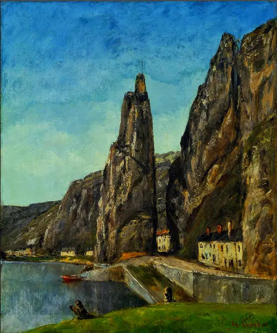 Skała Bayard, w Dinant - Gustave Courbet