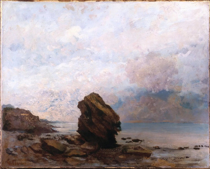 Odosobniona skała - Gustave Courbet
