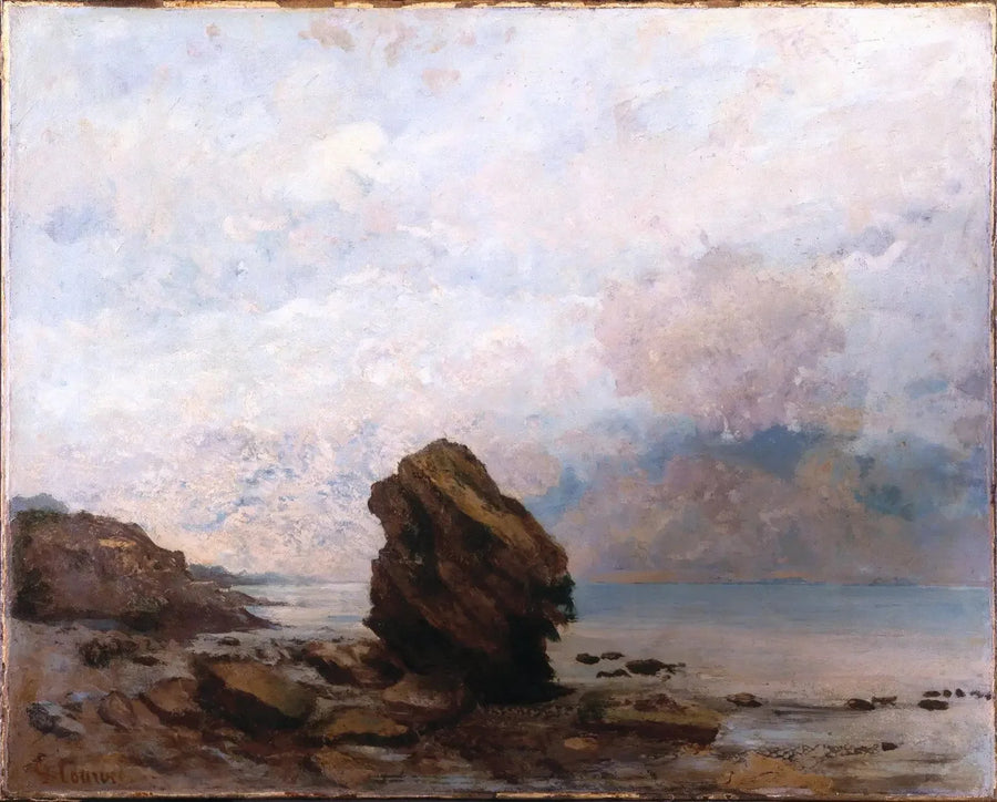 Odosobniona skała - Gustave Courbet