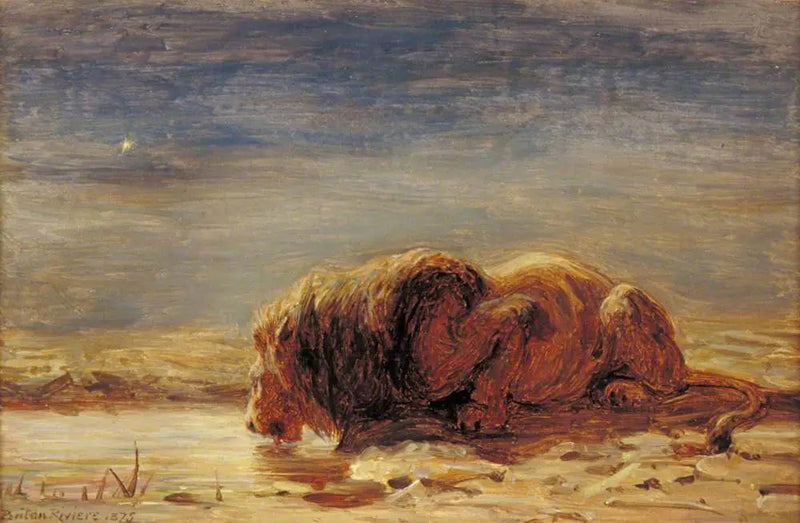 Król pije - Briton Rivière