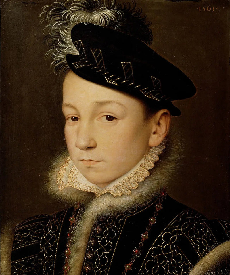 Król Karol IX Francji - François Clouet