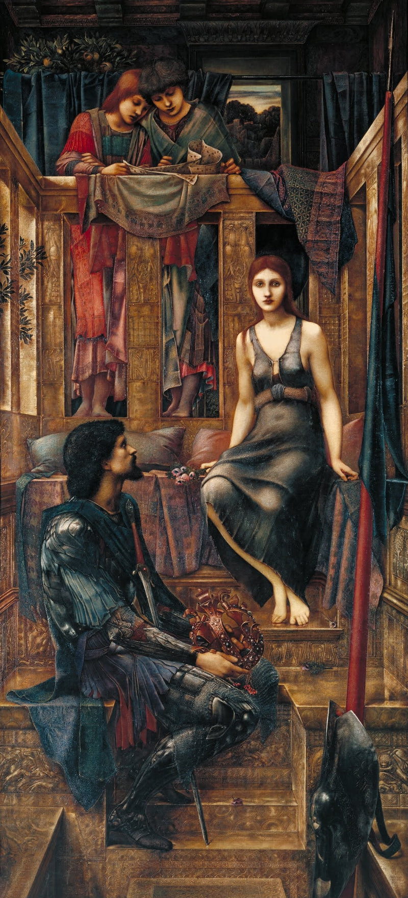 Król Cophetua i Młoda Żebraczka - Edward Burne-Jones