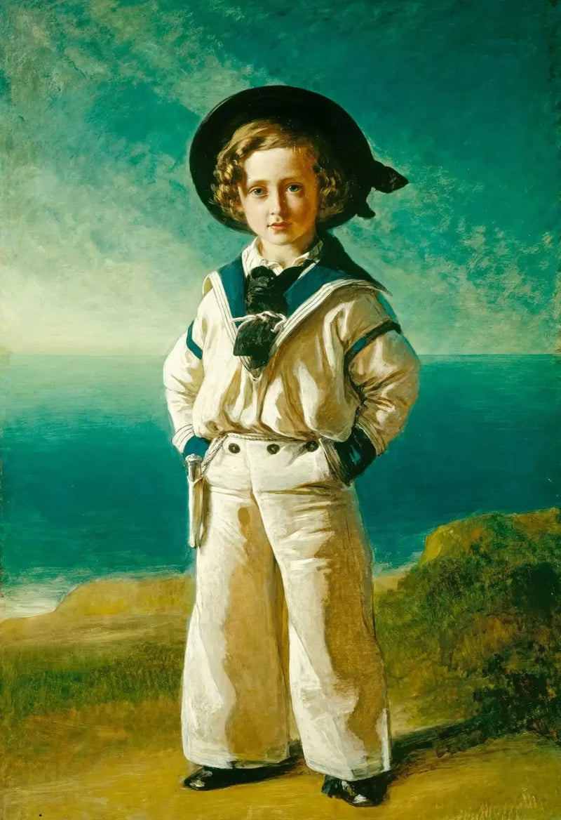Król Edward VII (1841-1910), podczas gdy Albert Edward, książę Walii - Franz Xaver Winterhalter