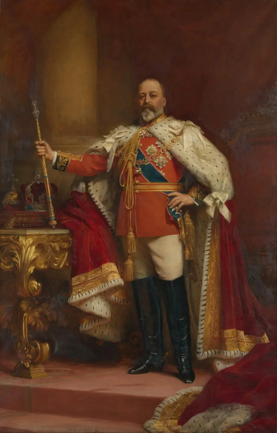 Król Edward VII (1841-1910) - Luke Fildes