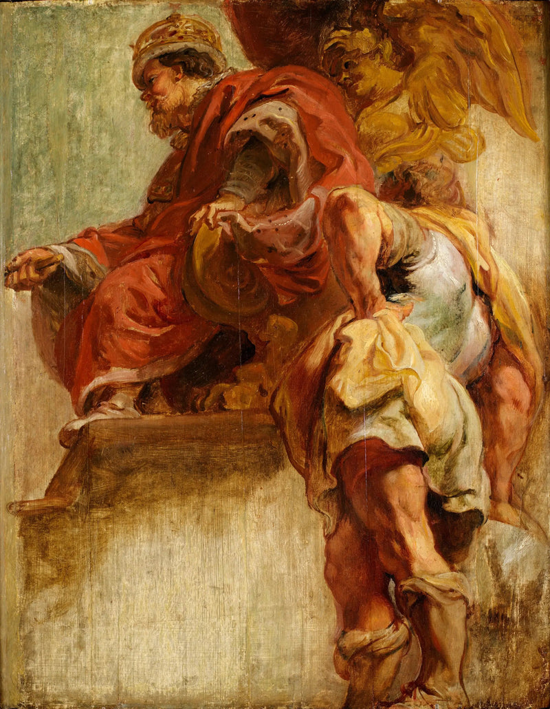 Król Jakub I łączy Anglię i Szkocję - Peter Paul Rubens