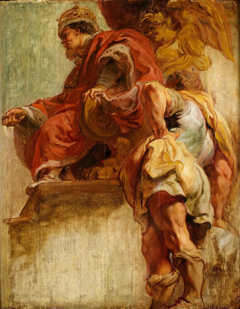 Król Jakub I łączy Anglię i Szkocję - Peter Paul Rubens
