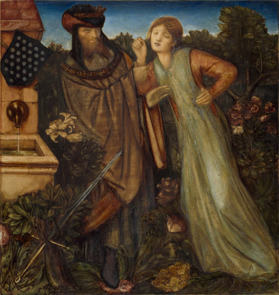 Król Marek i Piękna Iseult - Edward Burne-Jones