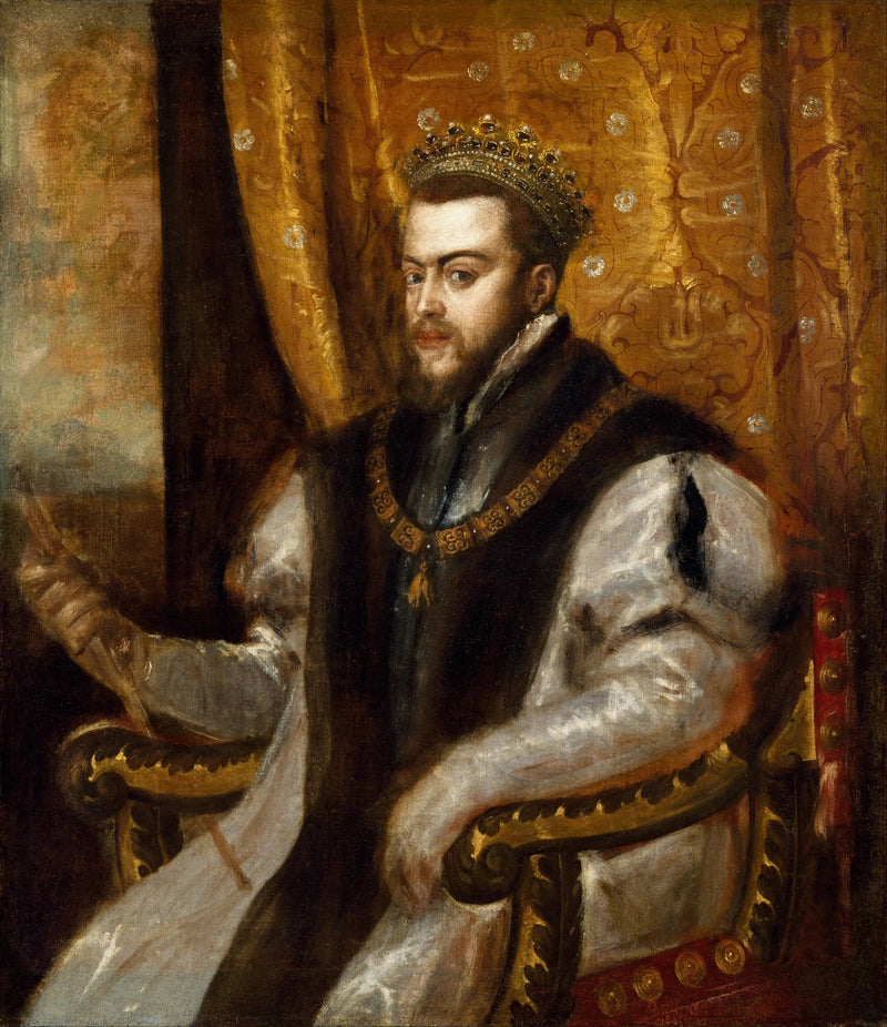 Król Filip II Hiszpański - Titian