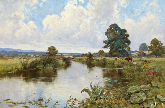 Le Rother à Fittleworth - Edward Wilkins Waite - Reproductions de tableaux et peintures haut de gamme