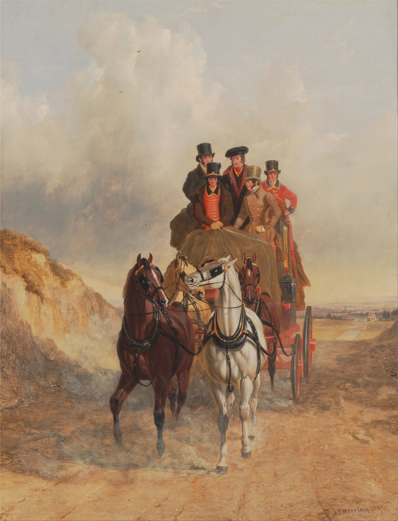 Królowa poczta na drodze - John Frederick Herring, Sr.