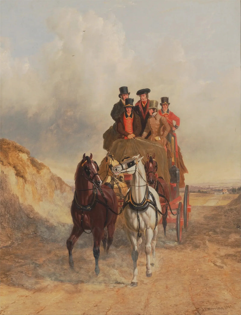 Królowa poczta na drodze - John Frederick Herring, Sr.