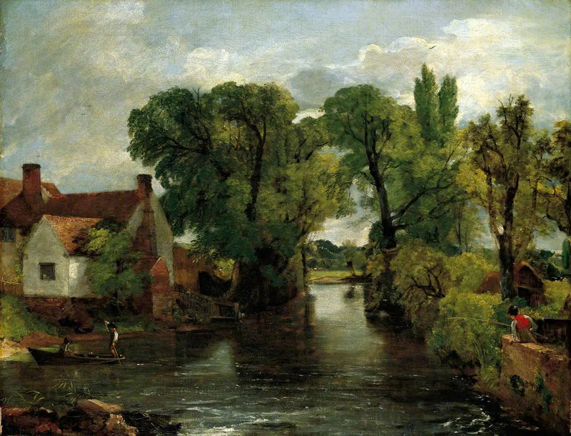 Potok młyna, dom Willy'ego Lotta - John Constable