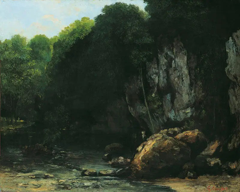 Potok Puits-Noir - Gustave Courbet