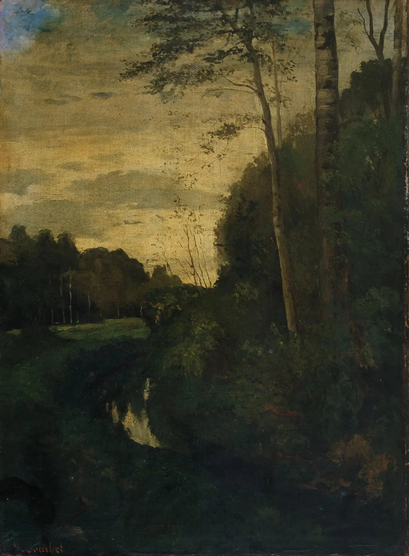 Strumień - Gustave Courbet