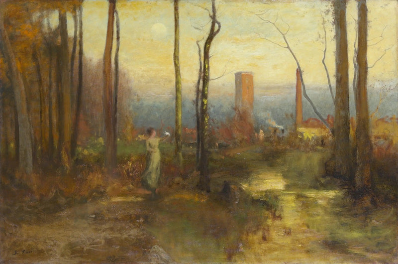 Potok Mill, Montclair, New Jersey - George Inness