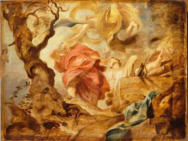 Ofiara Abrahama - Peter Paul Rubens