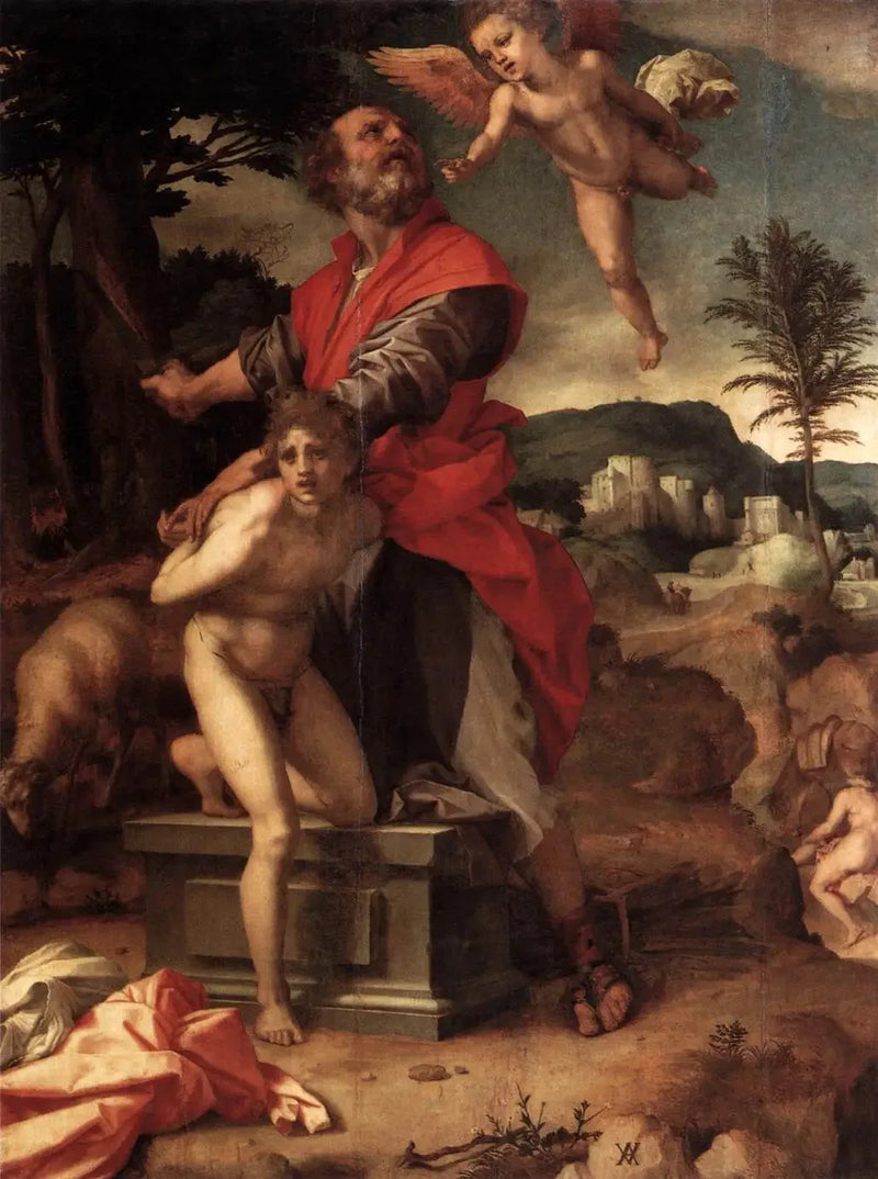 Ofiara Izaaka - Andrea del Sarto