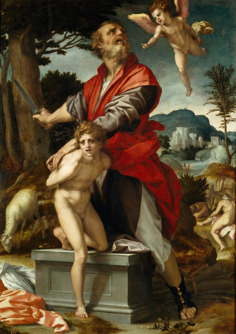 Ofiara Izaaka - Andrea del Sarto