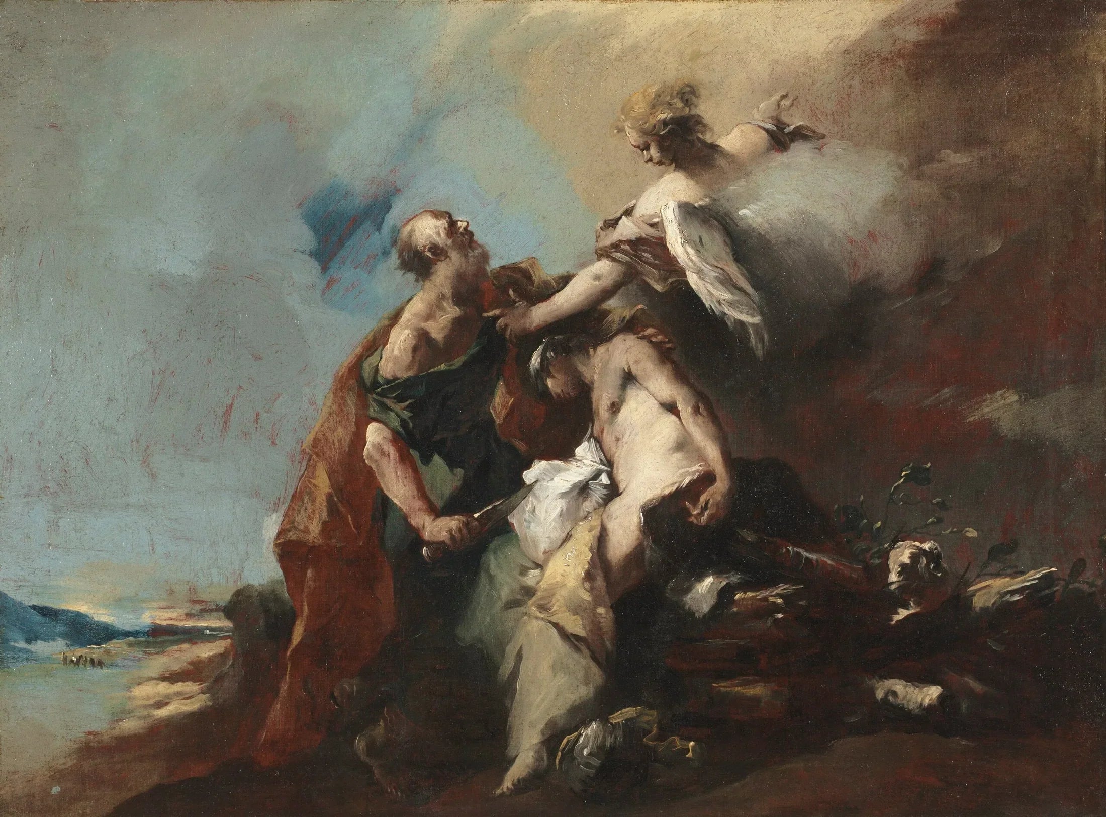 Le sacrifice d'Isaac - Francesco Guardi image 1 reproduction réalisée par Alpha Reproduction