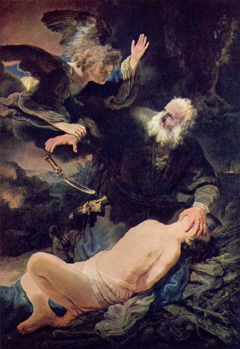 Ofiara Izaaka - Rembrandt