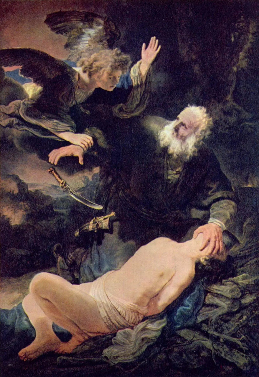 Ofiara Izaaka - Rembrandt