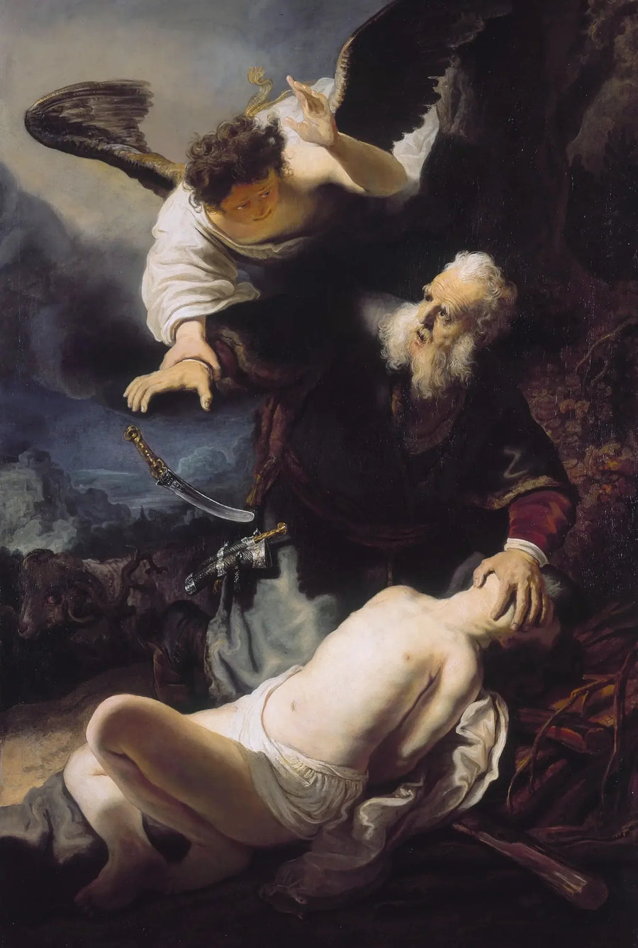 Ofiara Izaaka - Rembrandt