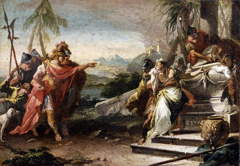 Ofiara Polyxeny - Giovanni Battista Pittoni