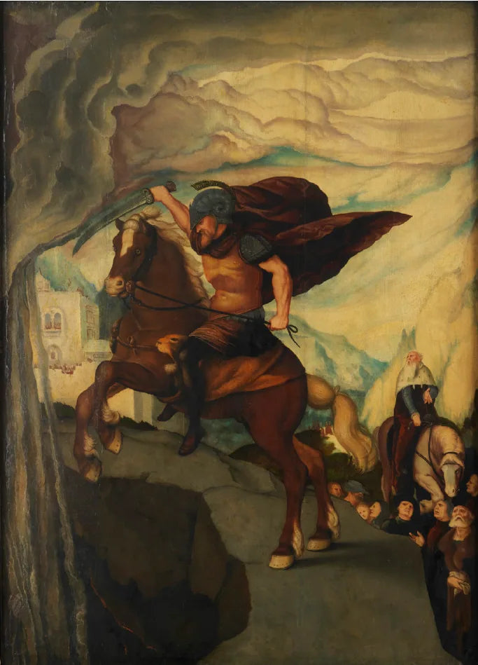 Ofiara samego siebie Marcusa Curtiusa - Hans Baldung Grien