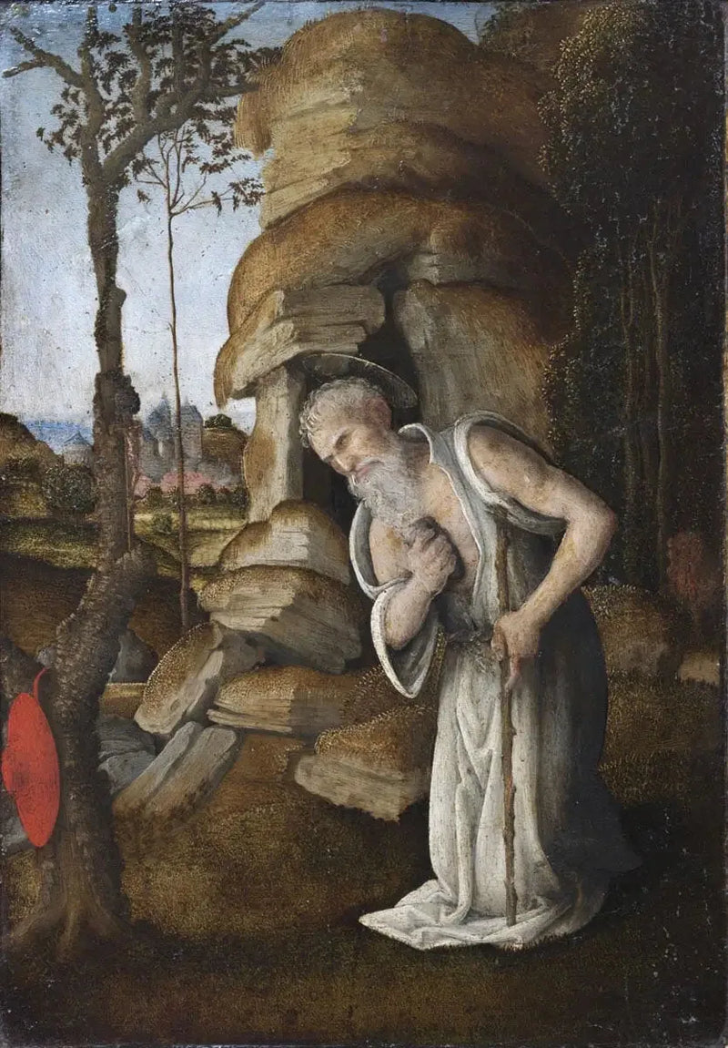 Święty Hieronim pokutujący na pustyni - Filippino Lippi