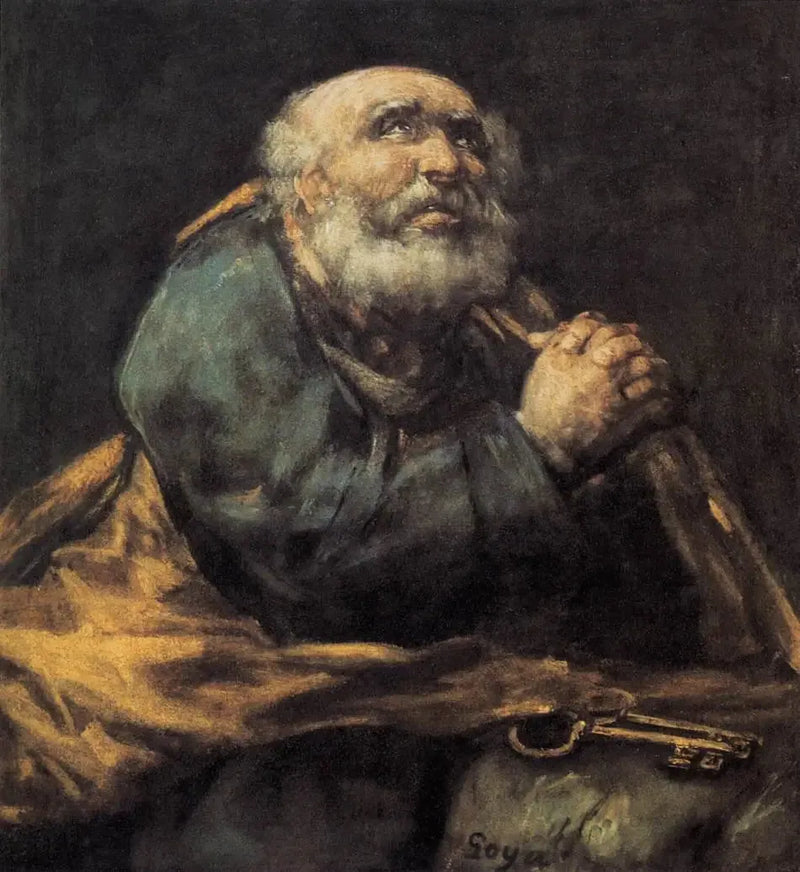 Święty Piotr pokutujący - Francisco de Goya
