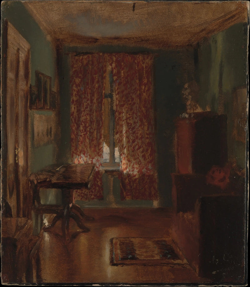 Salon artysty w Ritterstrasse - Adolph von Menzel