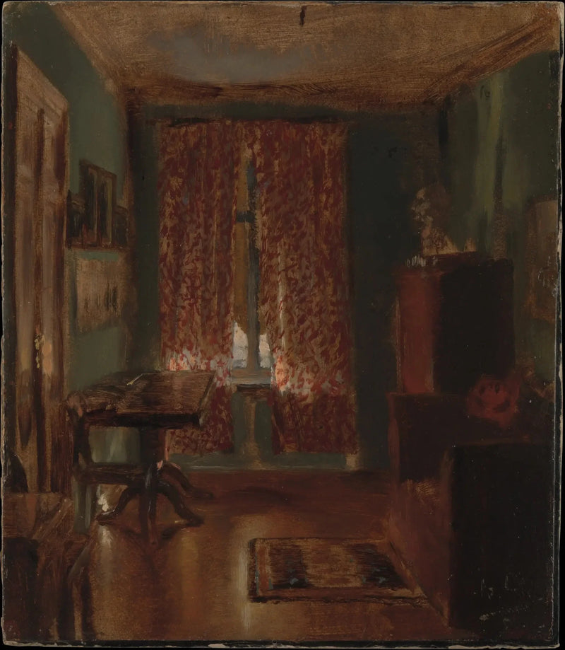 Salon artysty w Ritterstrasse - Adolph von Menzel