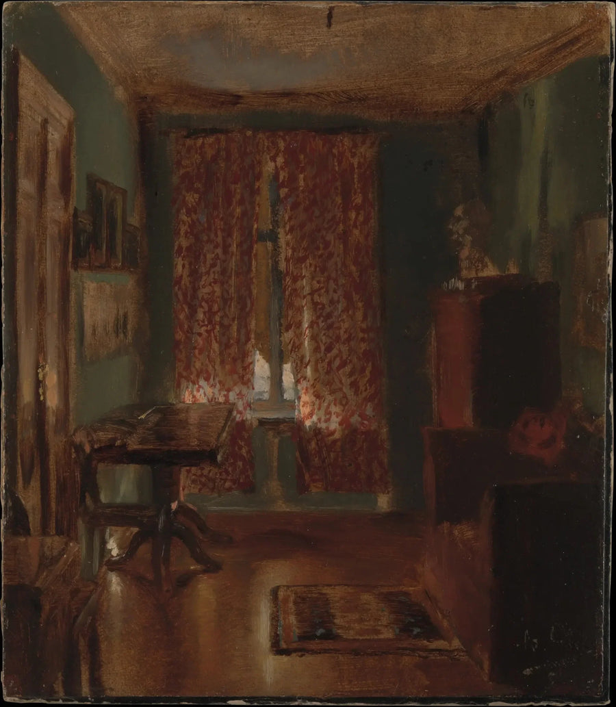 Salon artysty w Ritterstrasse - Adolph von Menzel