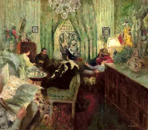 Salon Madame Aron - Édouard Vuillard