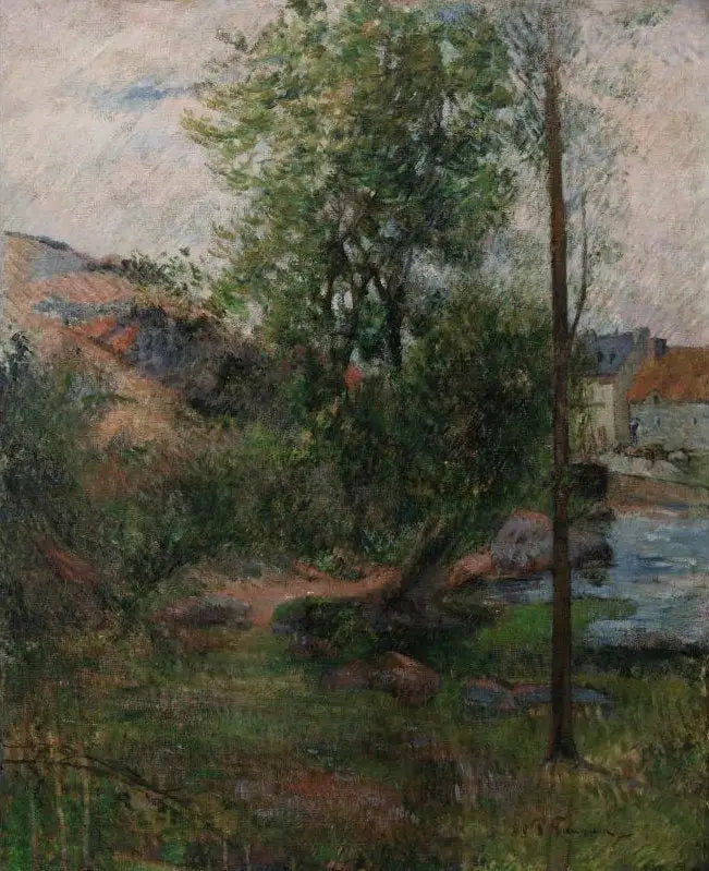 Wierzba nad Aven - Paul Gauguin
