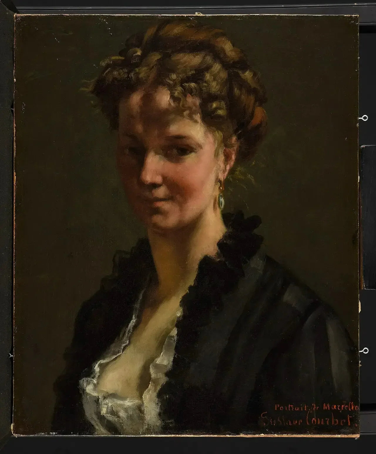 Le sculpteur Marcello (Duchesse de Castiglione-Colonna) - Gustave Courbet image 1 reproduction de peinture à l’huile